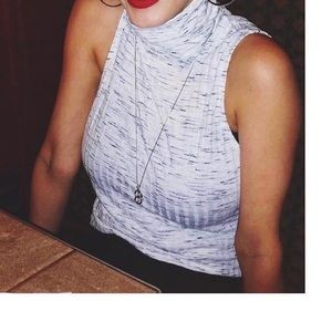 Sleeveless Turtleneck Top